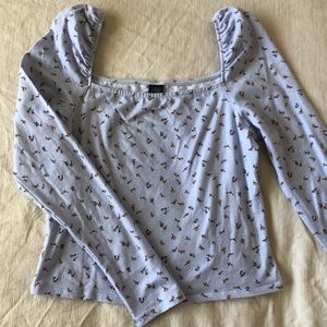 Wild Fable Floral Print Square Neck Blouse